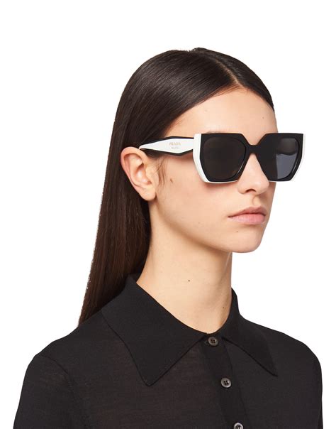 white and black prada|black and white prada glasses.